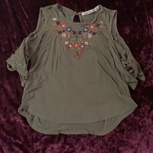 Small liberty love off the shoulder T-shirt
